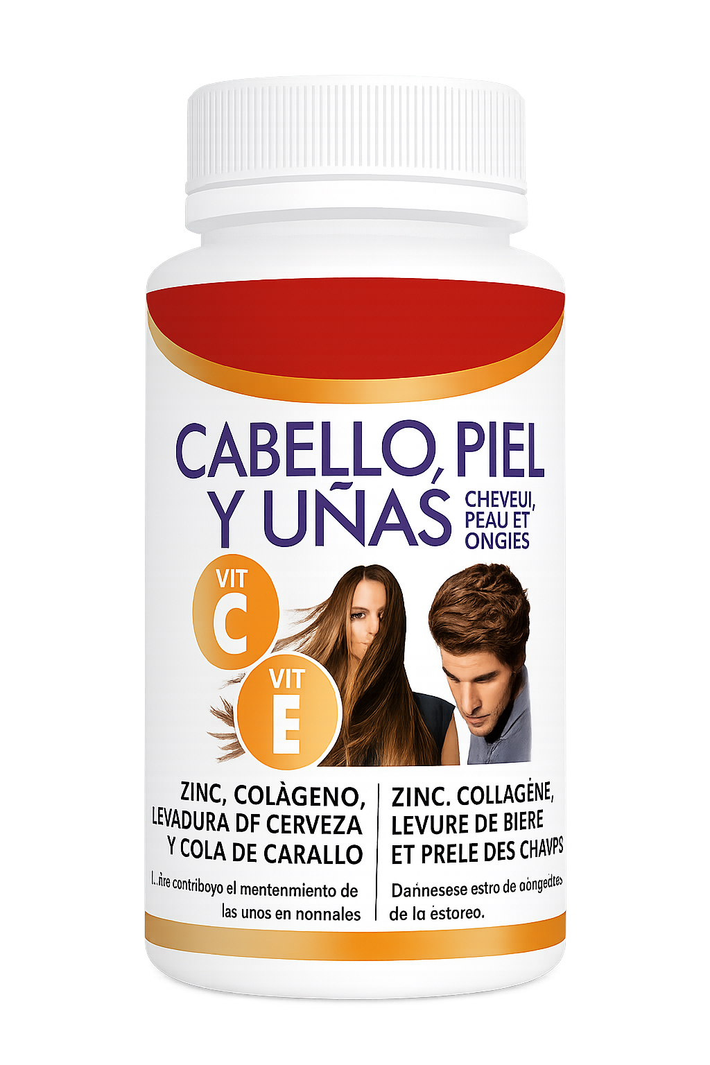 SUP Suplemento Cabello, Piel y Uñas – 60 Cápsulas Fortalecedoras