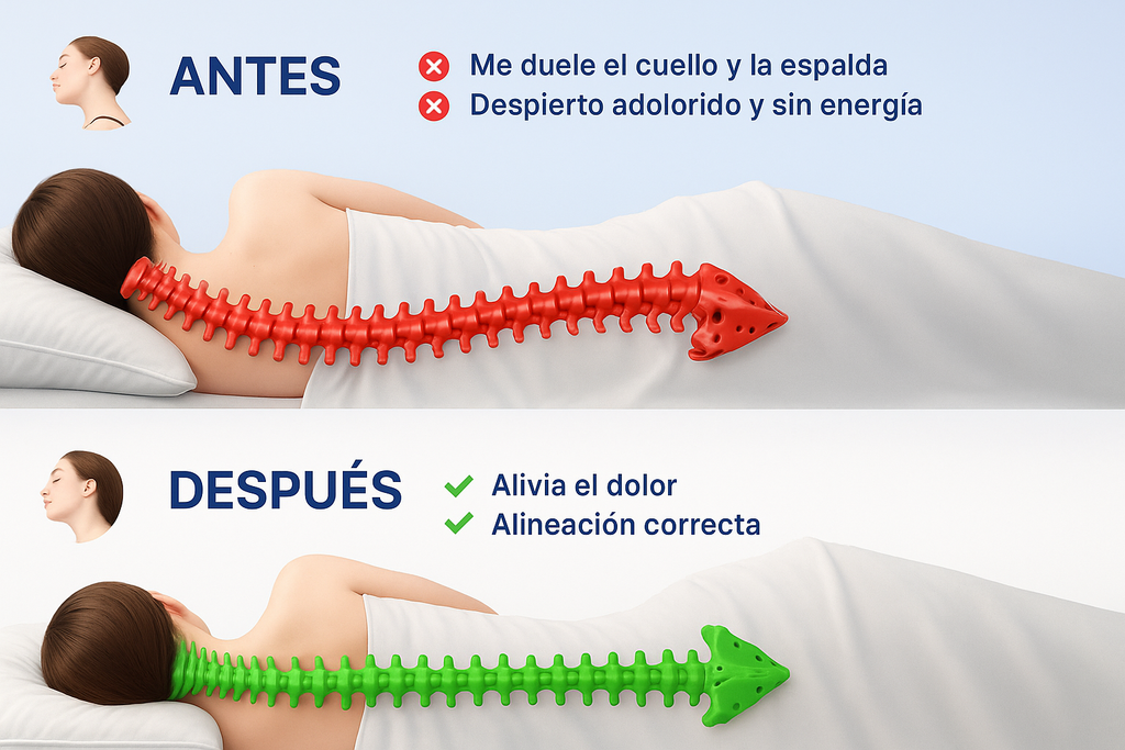 🌙 Adiós Dolor de Cuello — Hola Sueños Perfectos con la Almohada Ergonómica PRO  ⭐ ⭐ ⭐ ⭐ ⭐