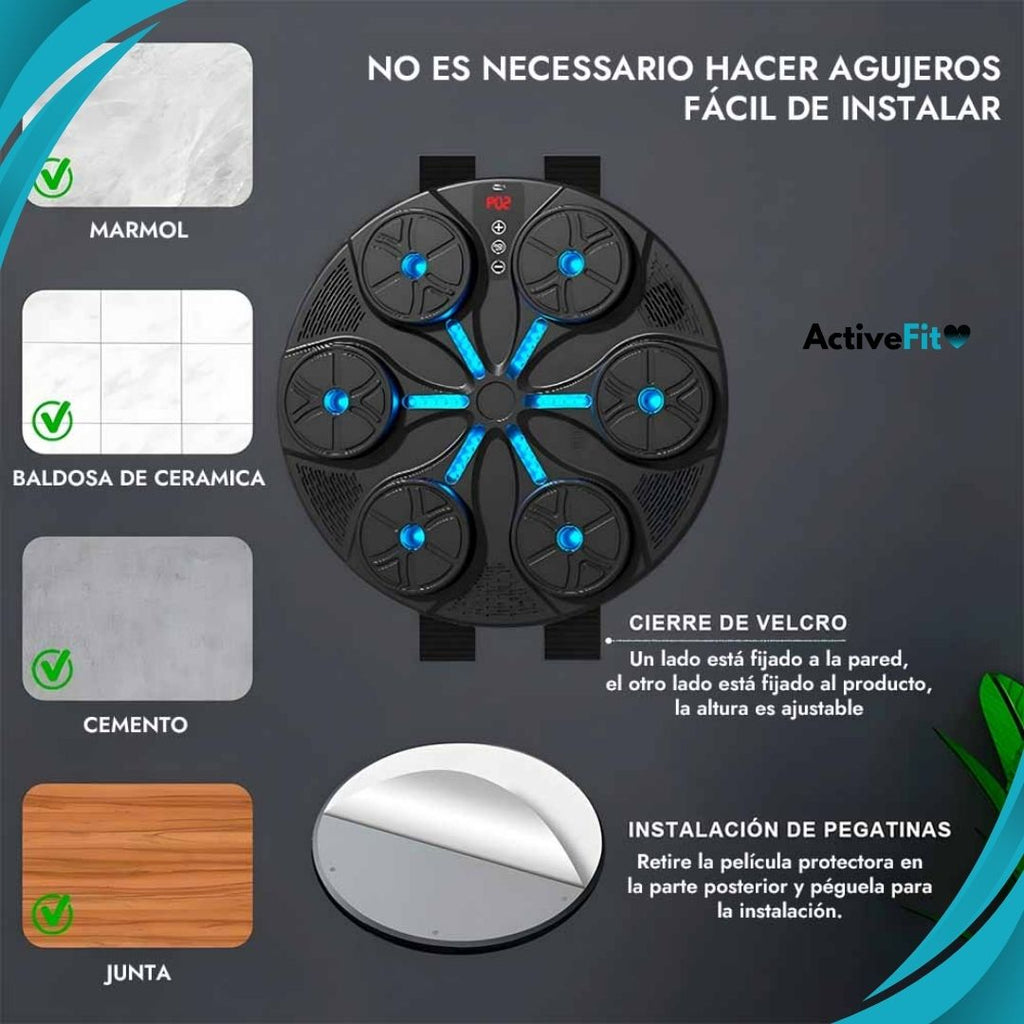 Máquina de Boxeo Anti-Estrés Activefit® + Guantes (GRATIS)