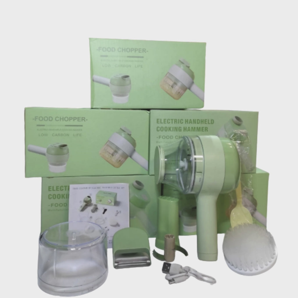 Cortador de Verduras Eléctrico 4 en 1